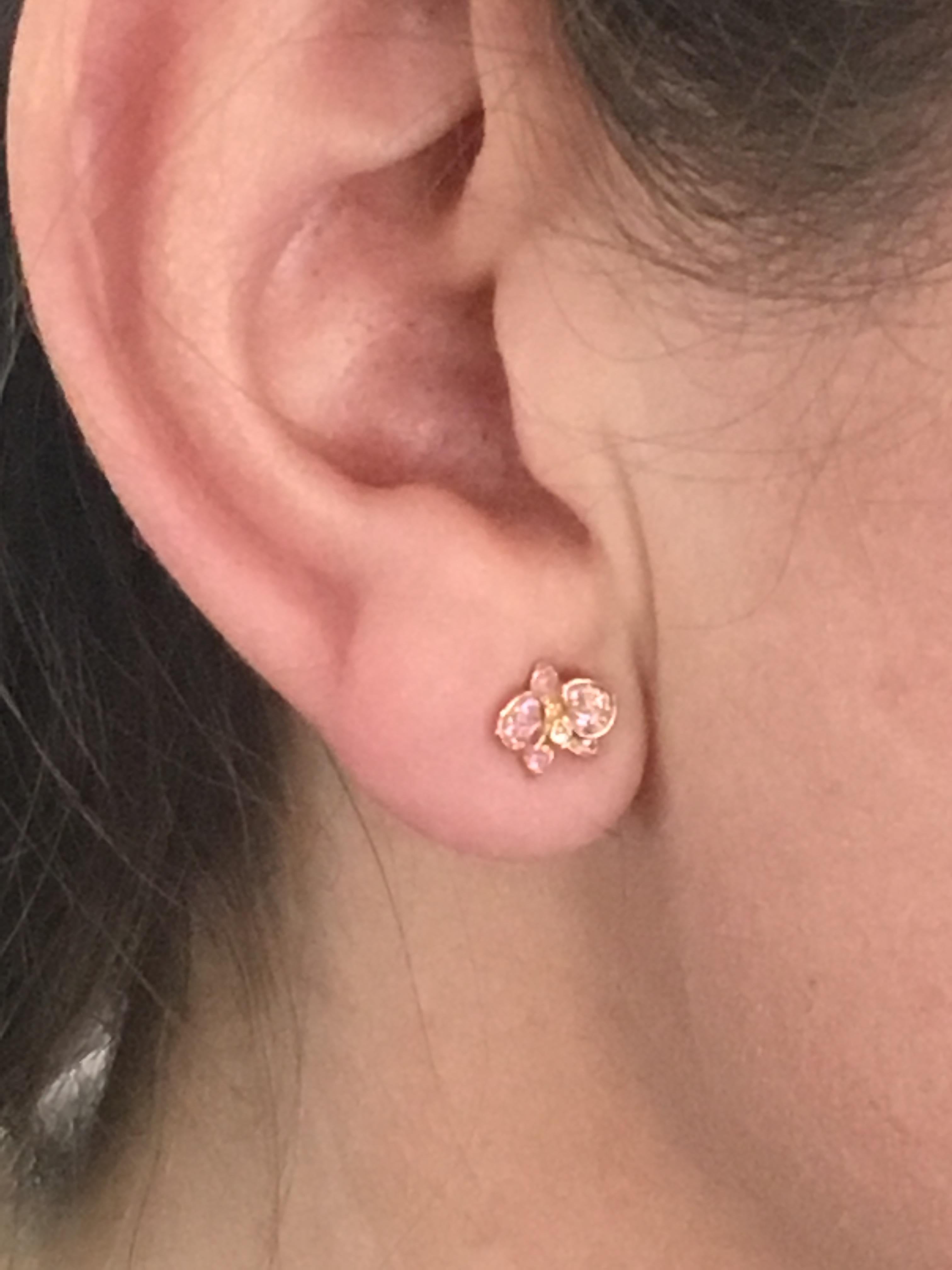 caresse d’orchidees par cartier earrings