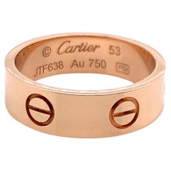 Rose Gold Cartier Love Ring