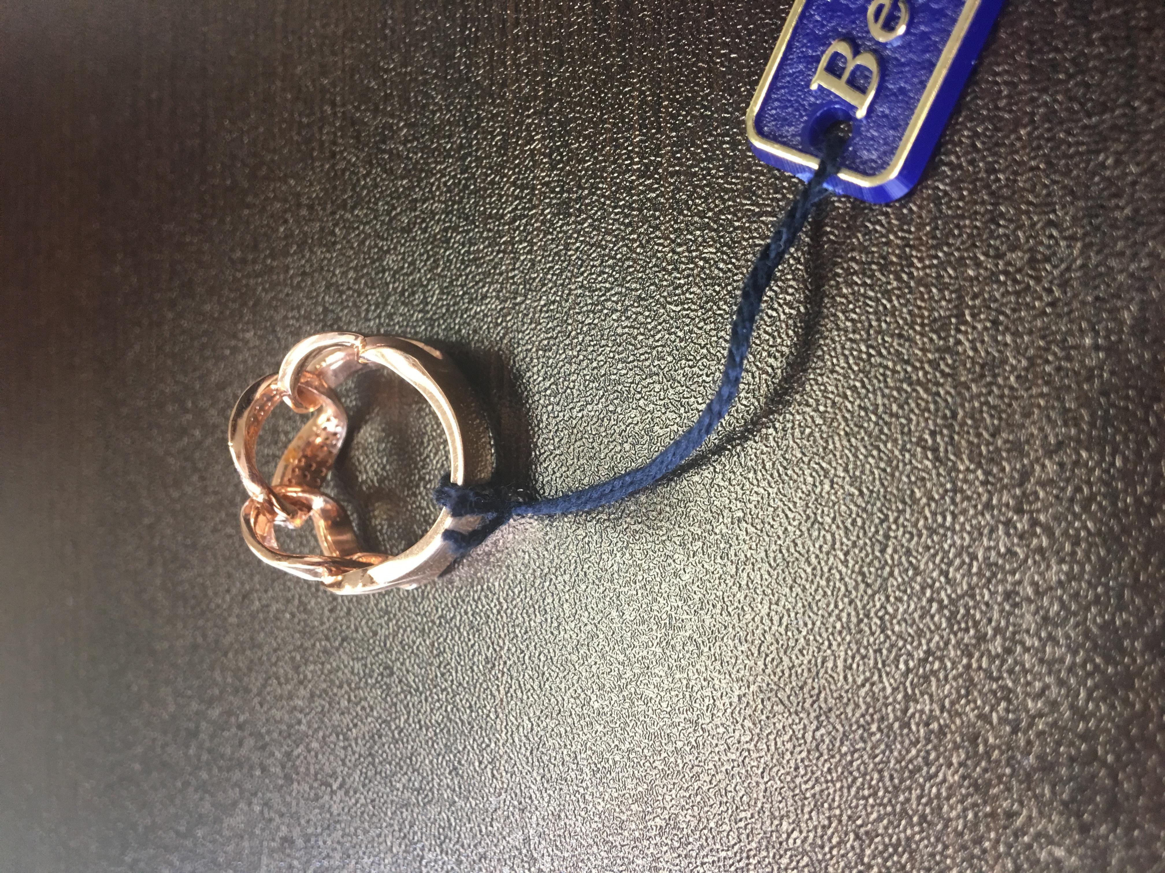 Bague à chaîne en or rose Pour femmes en vente