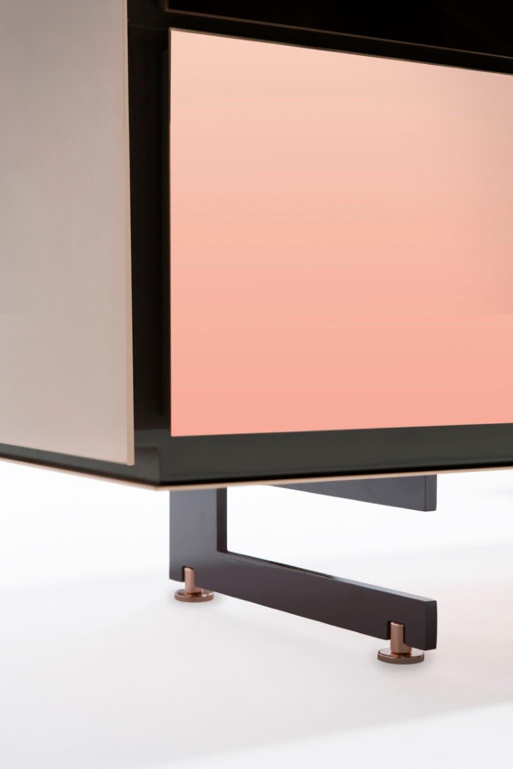 Post-Modern Rose Gold Chest of Drawers by SEM