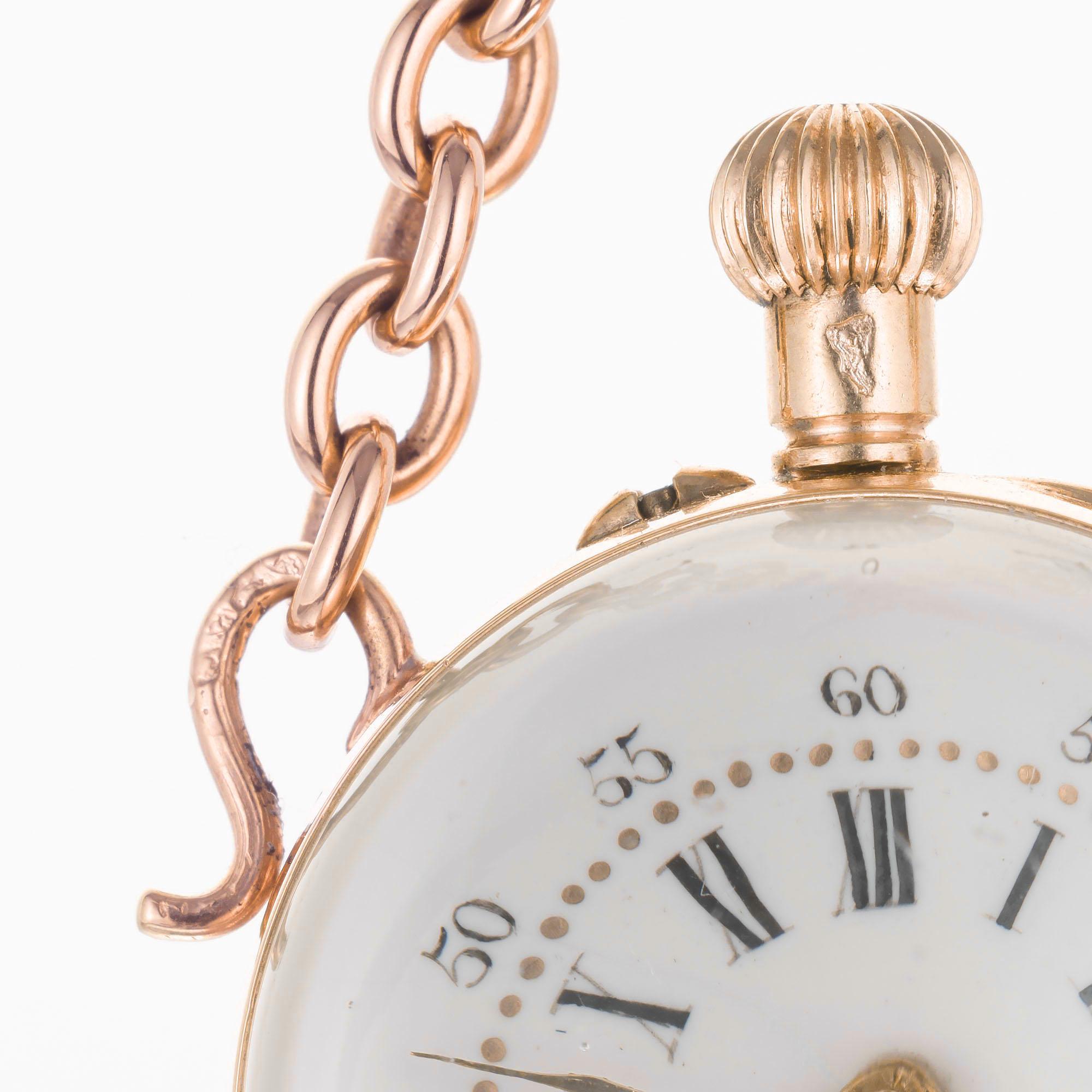 crystal pocket watch