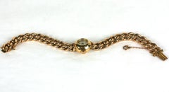 Rose Gold Curb Link Watch by Janesich