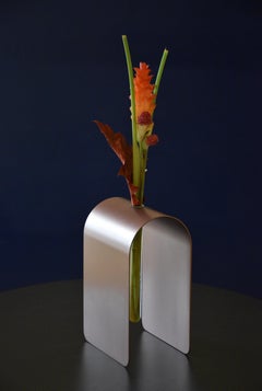 Rose Gold Dahlia Vase by WM Metal Design