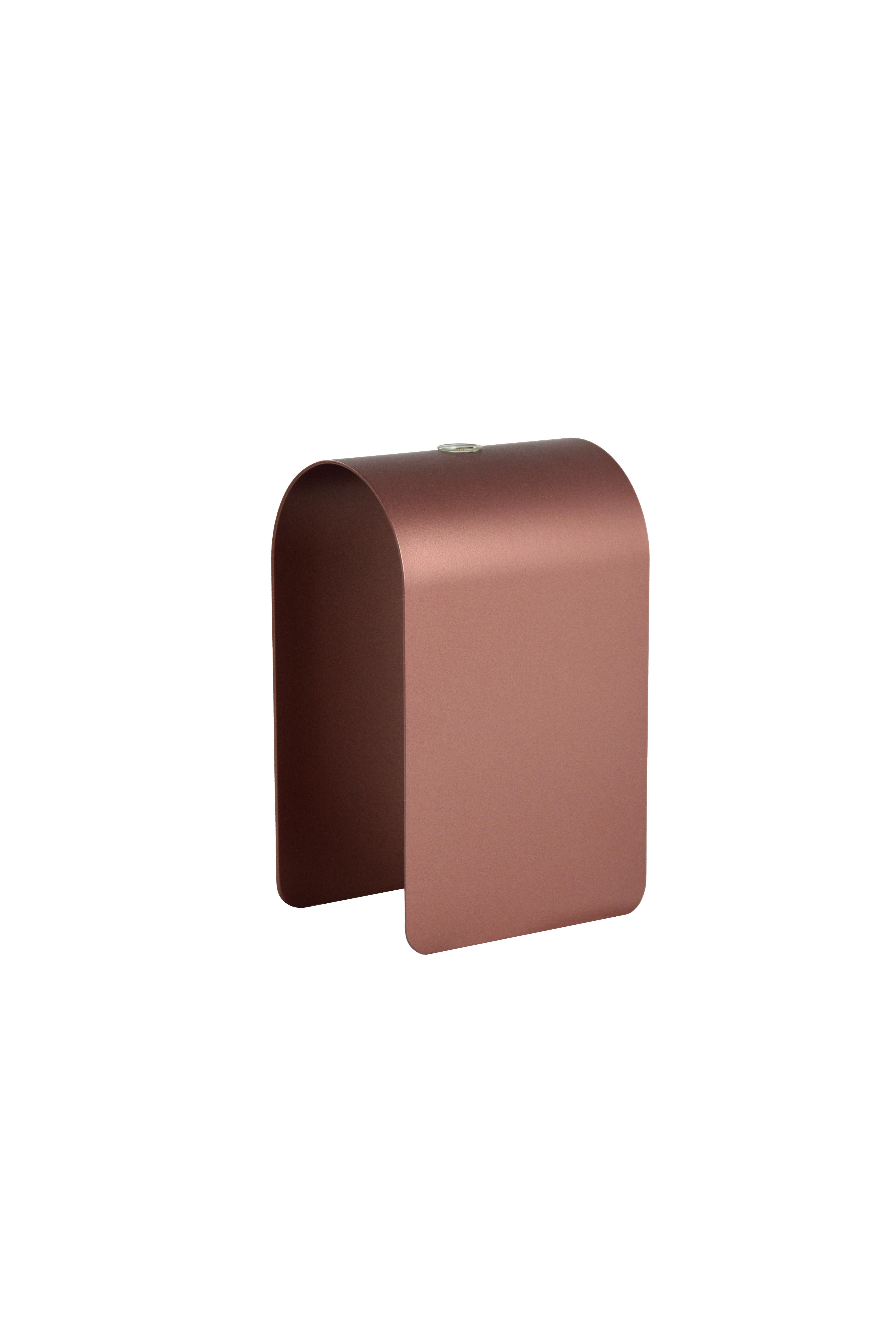 XXI secolo e contemporaneo Vaso Dahlia in oro rosa di WM Metal Design in vendita