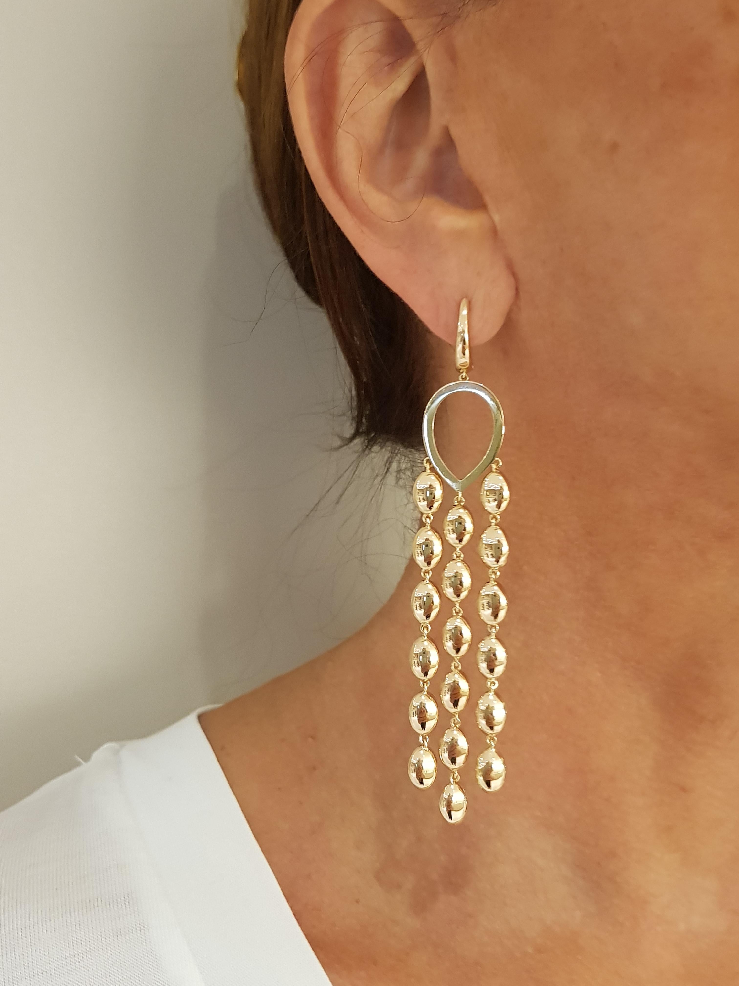 18 Karat Rose Gold Earrings
