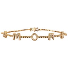 Rose Gold Diamond Amore Bracelet 0.82ct