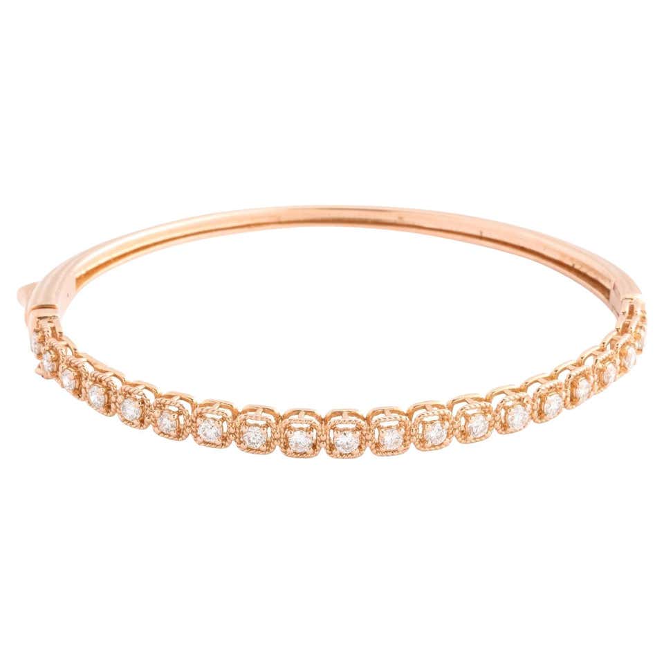 Chanel Camellia Gold Diamond Bangle Bracelet at 1stDibs | chanel ...