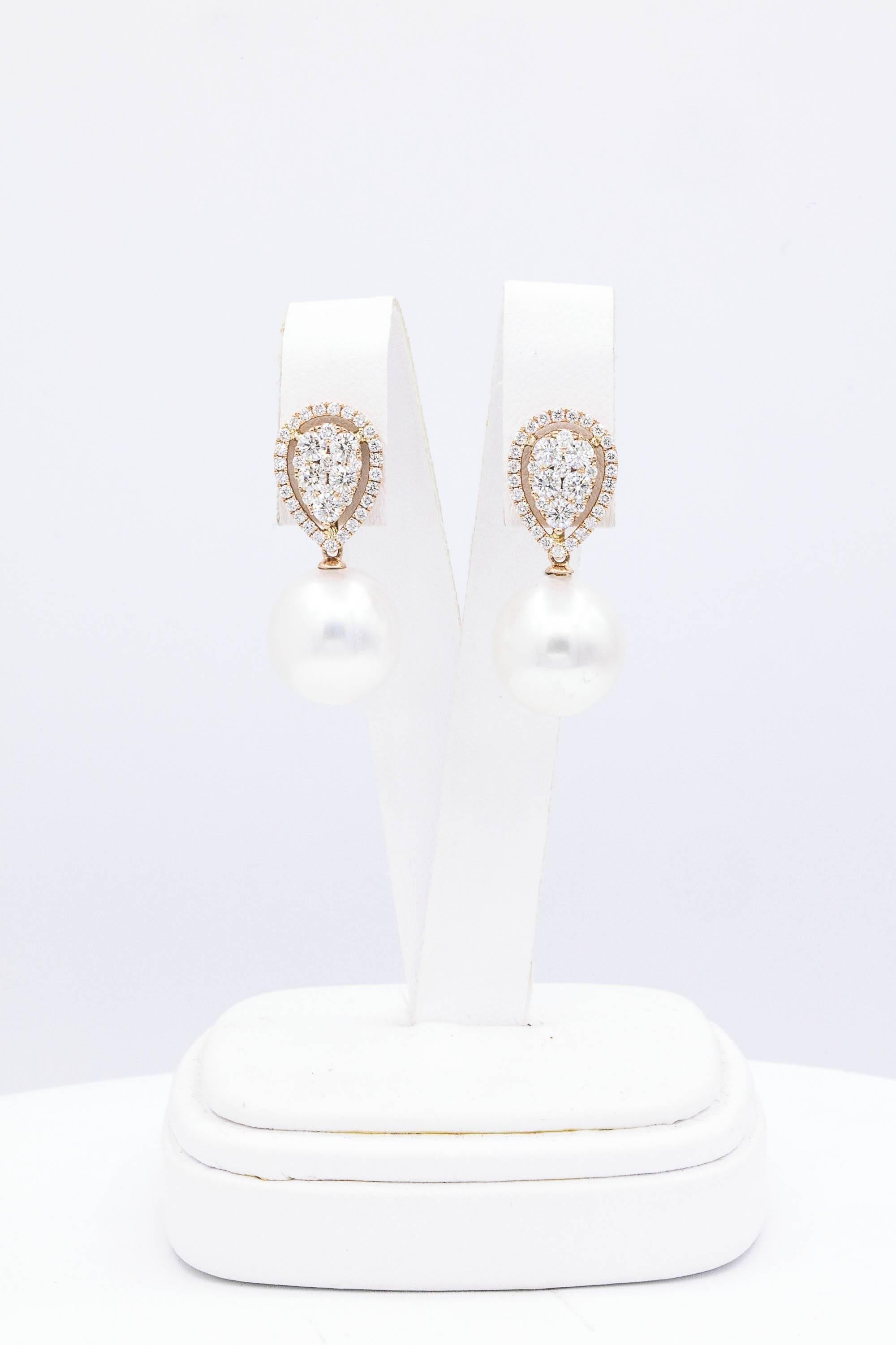 pear shaped pearl earrings