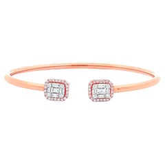 Maurice Fine Jewelry - Brazalete de oro rosa con diamantes