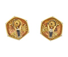 Rose Gold Diamond Earrings