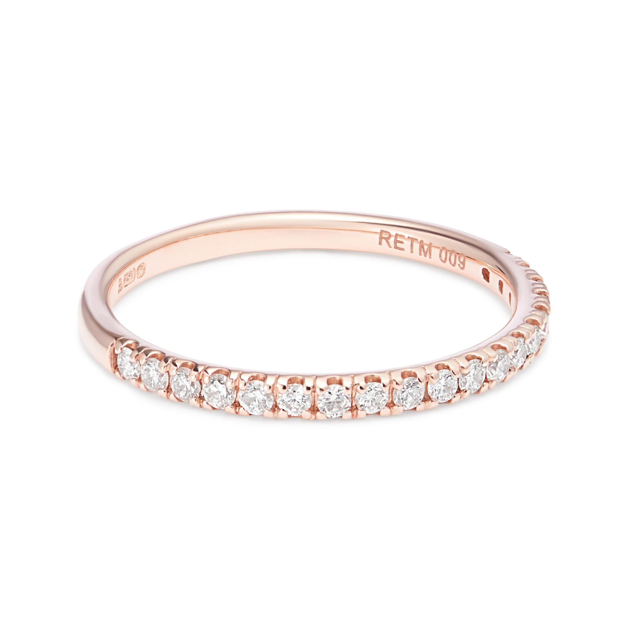 diamond eternity stackable ring