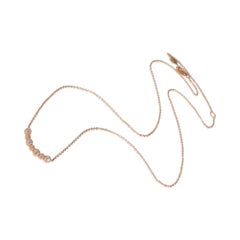 Ciondolo con diamante in oro rosa