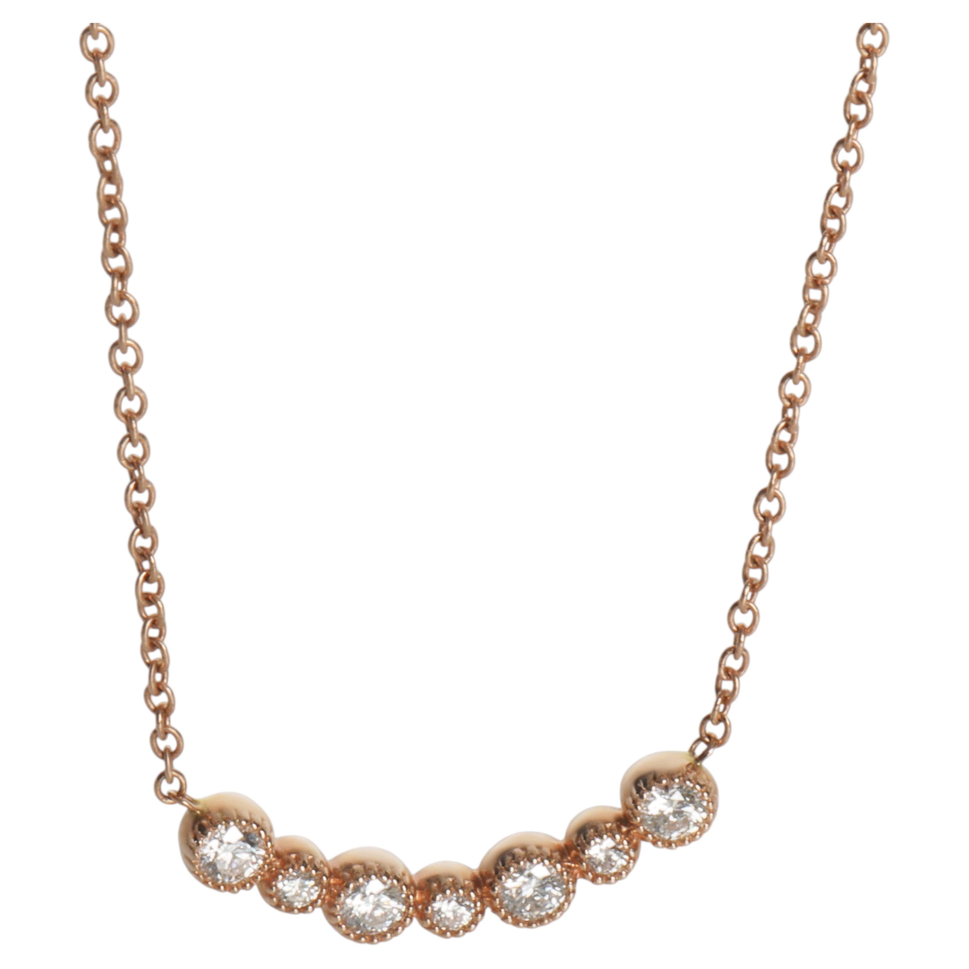Rose Gold Diamond Pendant