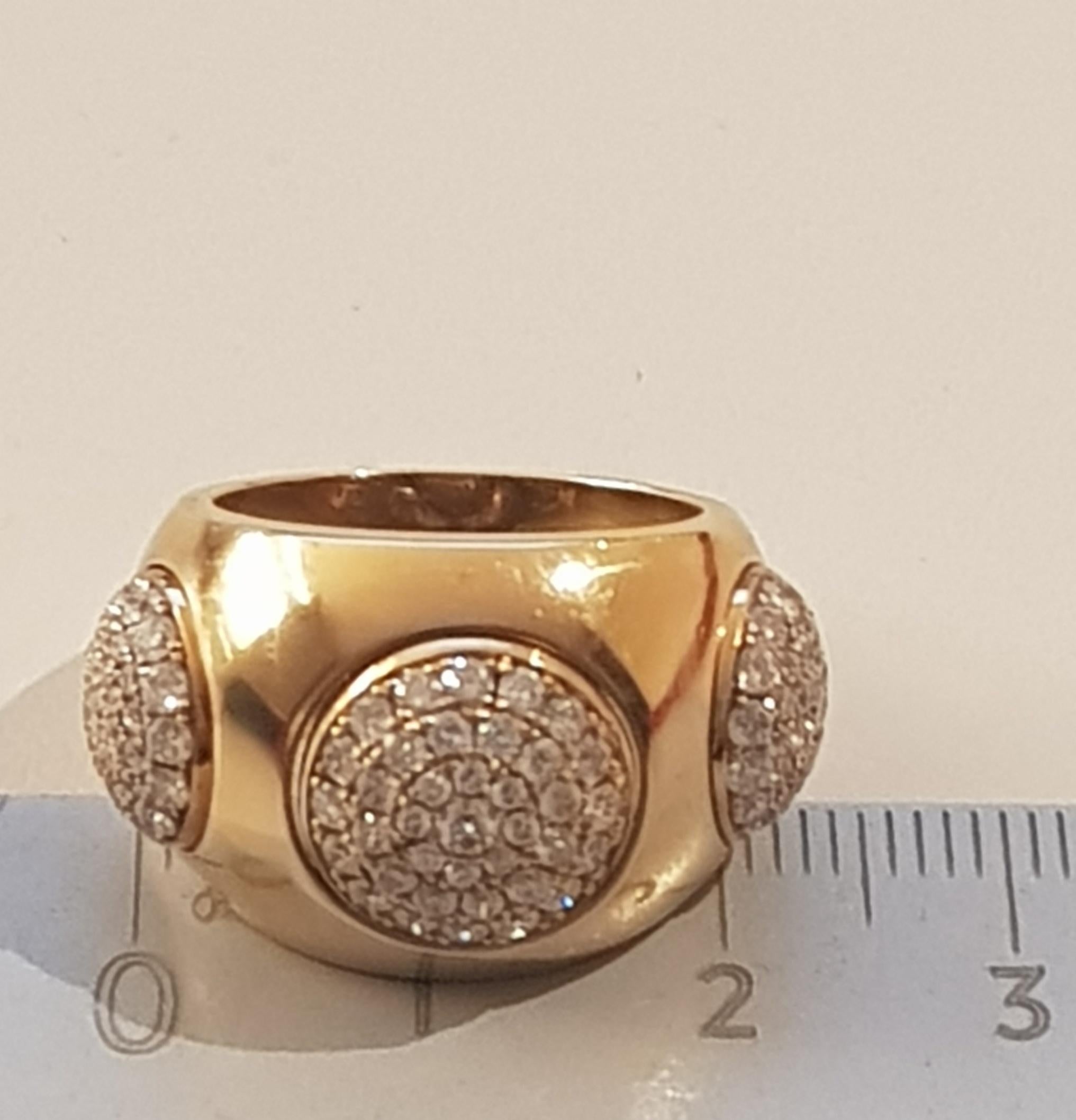 Rose Gold Diamond Ring In New Condition For Sale In Findikli, Beyoglu