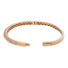 Semi-Ewigkeits-Armreif aus Rotgold mit Diamanten