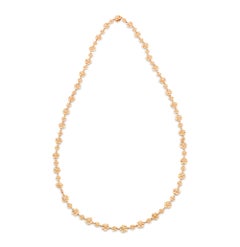 Rose Gold Flower Necklace