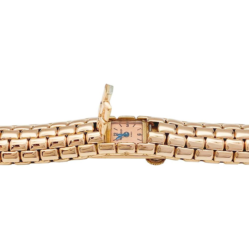 Rose Gold Jaeger LeCoultre Bracelet Watch 3