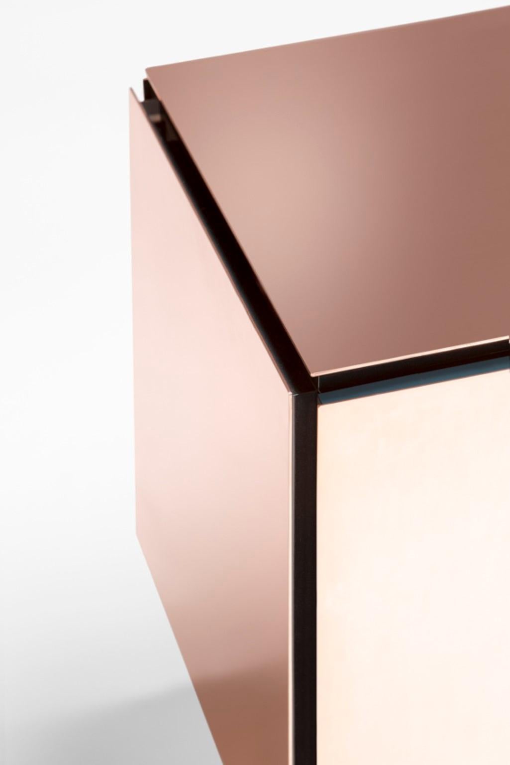 Italian Rose Gold Large Sideboard by SEM