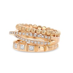 Rose Gold Layered Ring