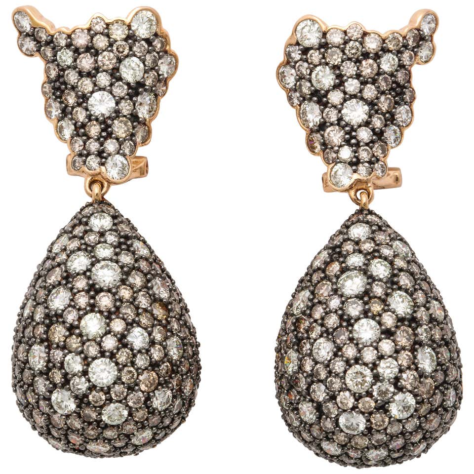 Multi diamond earrings Clearance