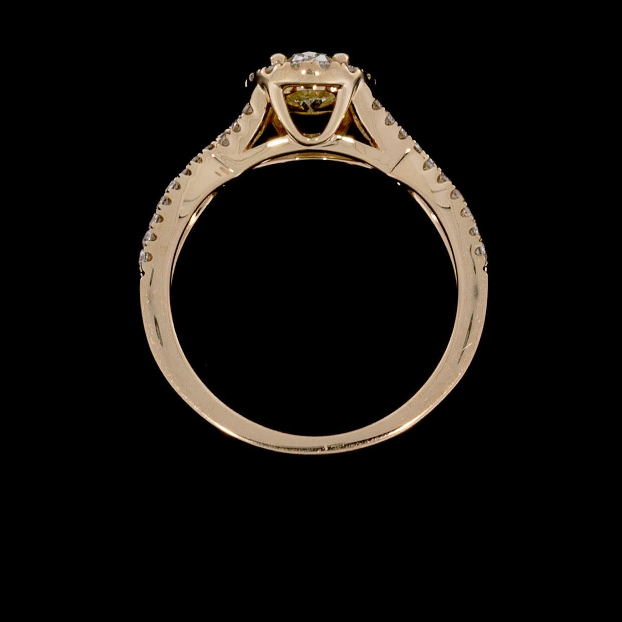 oval halo engagement rings rose gold