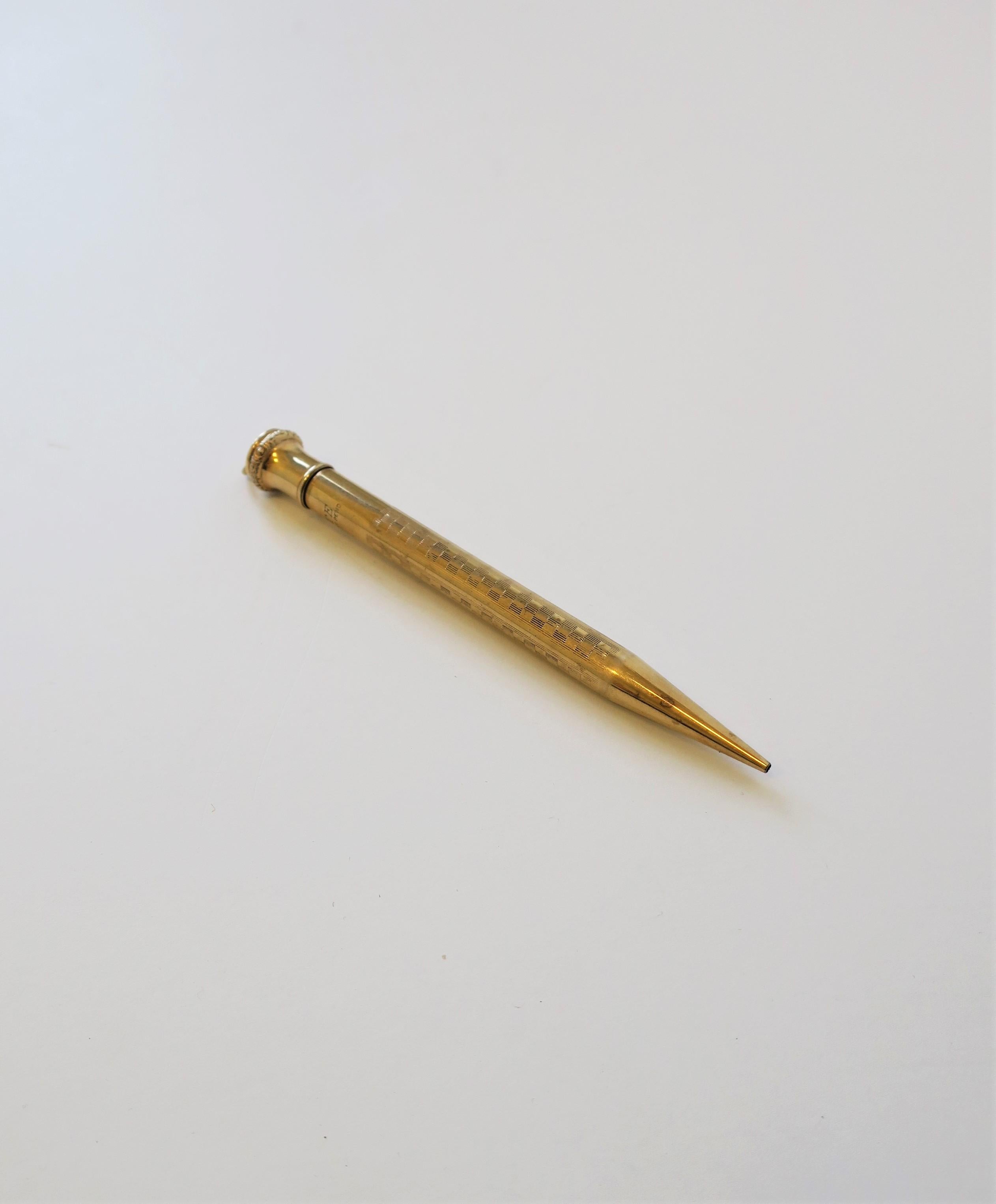 Roségold Gold geflochtener Mechanischer Bleistift (amerikanisch)