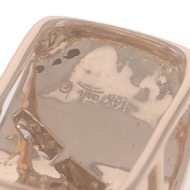 Donna Ciondolo a scorrimento in oro rosa con madreperla e diamanti - 14k .15ctw in vendita