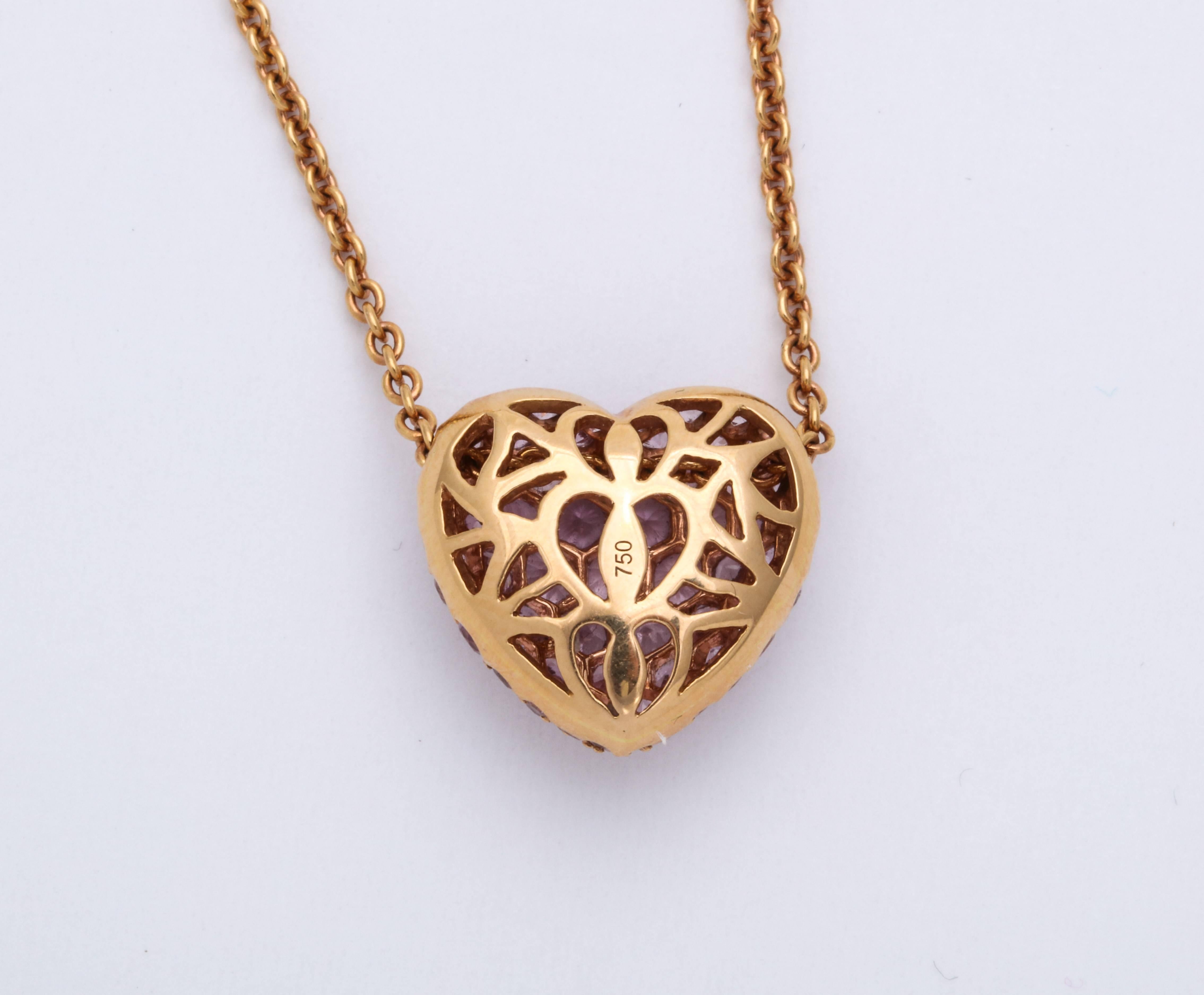 rose gold heart shaped jewelry