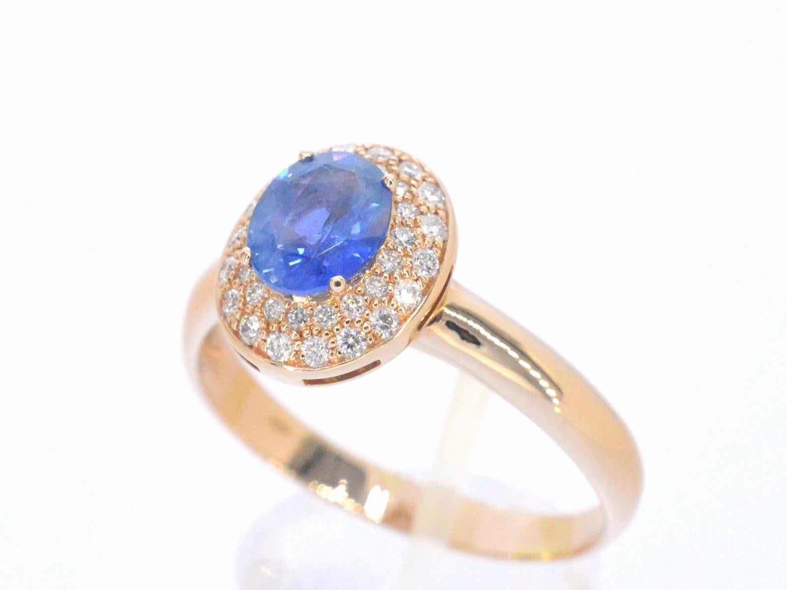 sapphire rose gold engagement rings