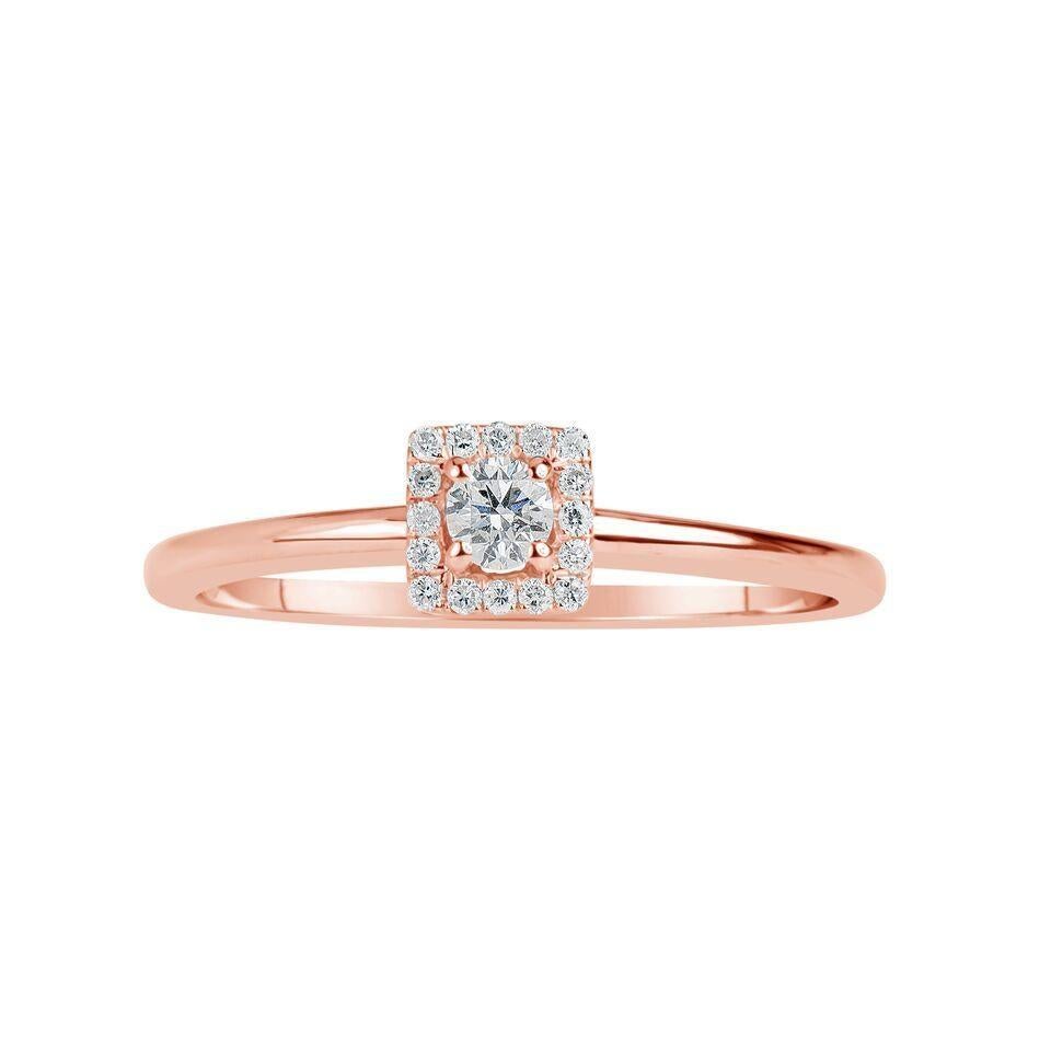 Rose Gold Stackable Diamond Ring For Sale at 1stDibs rose gold