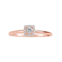 Rose Gold Stackable Diamond Ring