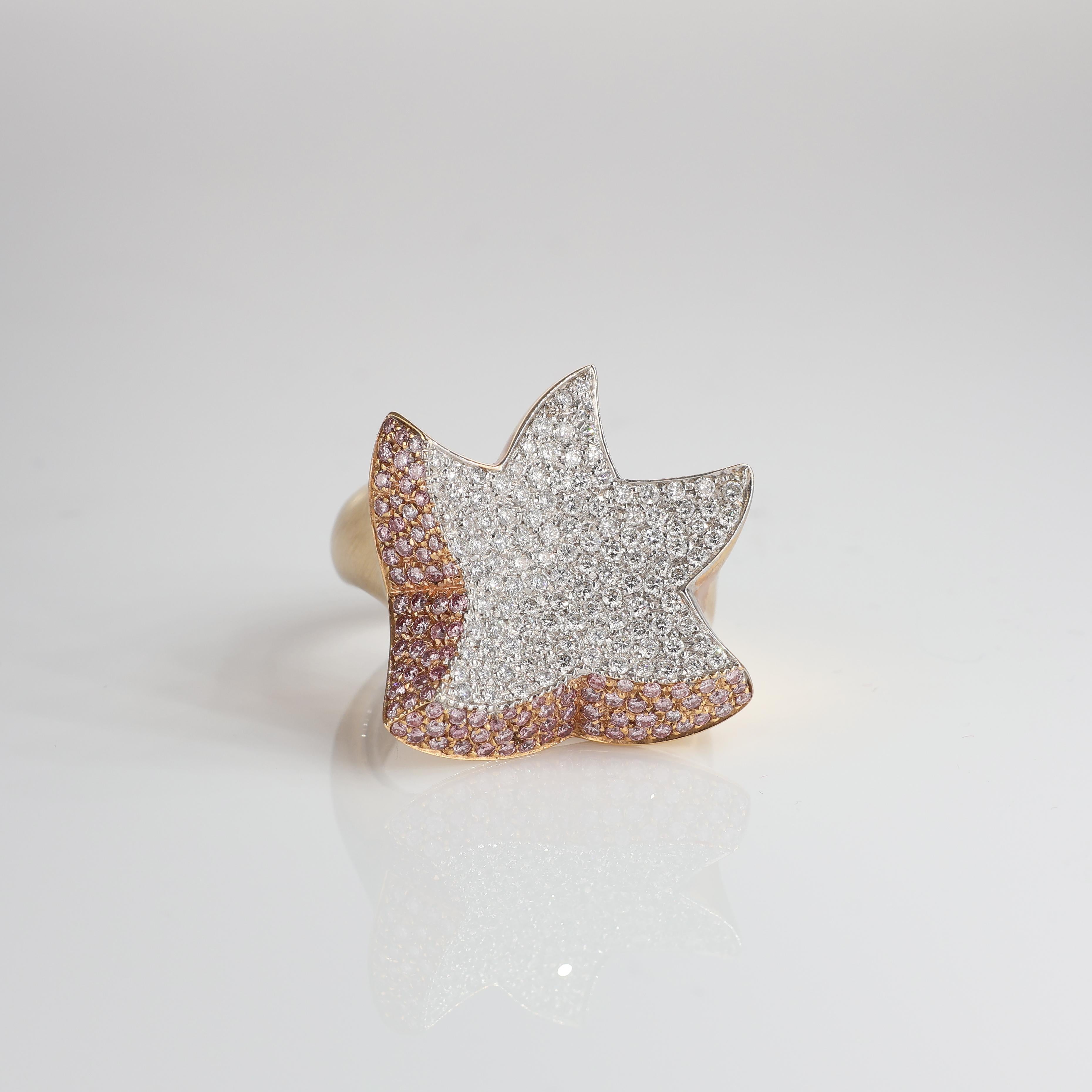IMPORTANT NOTE:
✔ No additional costs will be added to this order.
✔ Shipping and customs duties are fully covered by us.
--------------------
This stunning 18K rose gold band ring features a unique star-shaped design, beautifully adorned with a