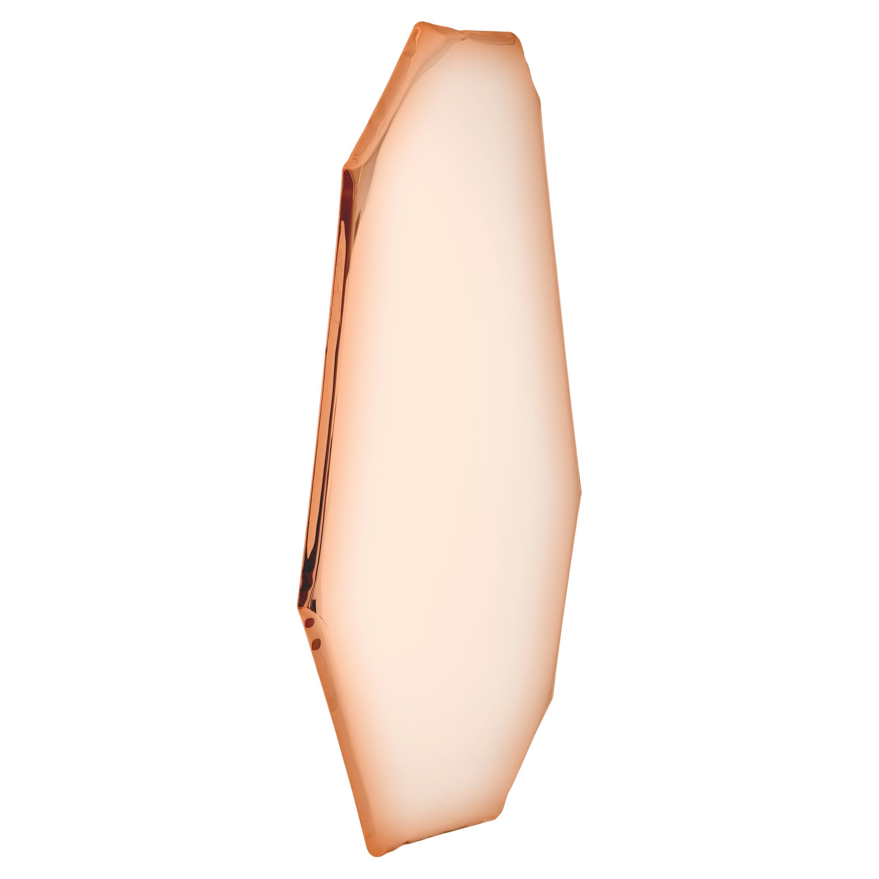 Rose Gold Tafla C1 Sculptural Wall Mirror by Zieta For Sale