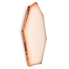 Rose Gold Tafla C4 Sculptural Wall Mirror by Zieta