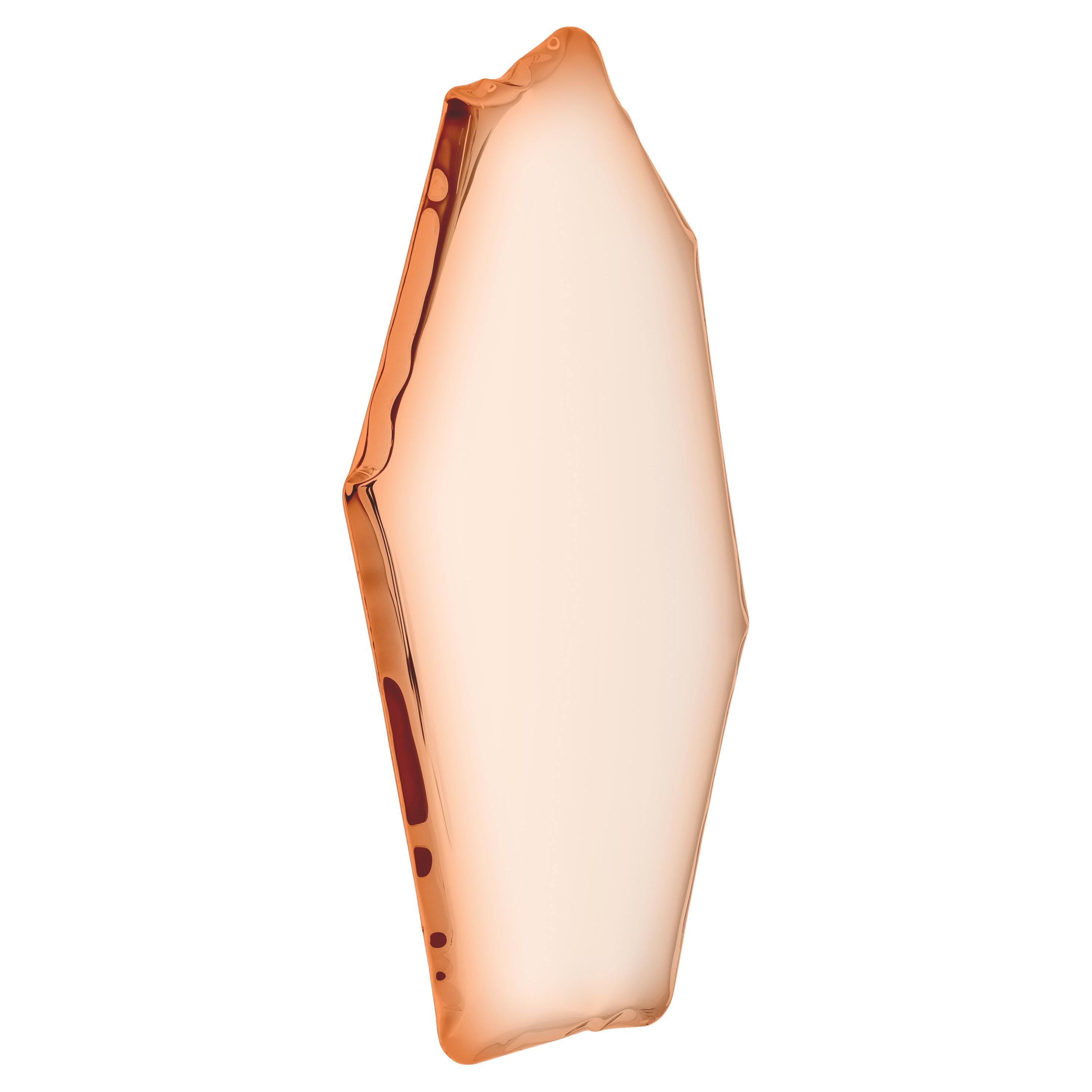 Rose Gold Tafla C4 Sculptural Wall Mirror by Zieta For Sale