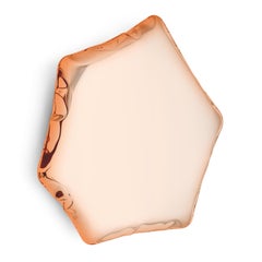 Rose Gold Tafla C6 Sculptural Wall Mirror by Zieta