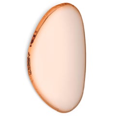 Specchio da parete Tafla O2 in oro rosa di Zieta
