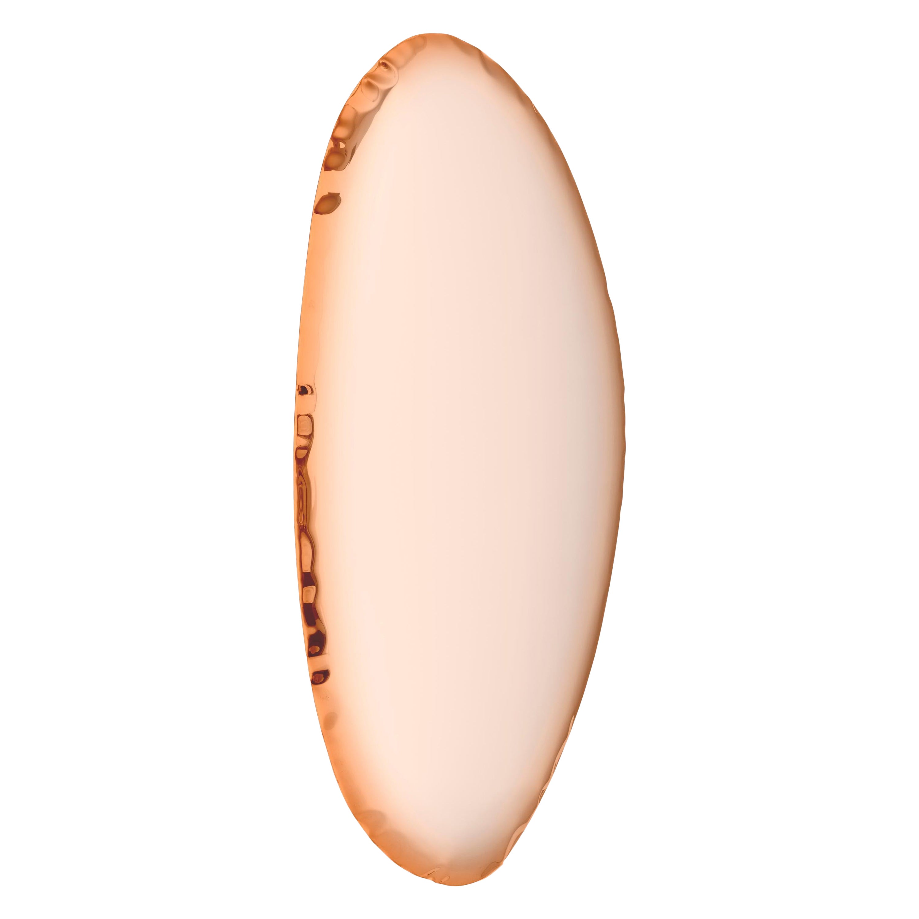 Specchio da parete Tafla O4 in oro rosa di Zieta