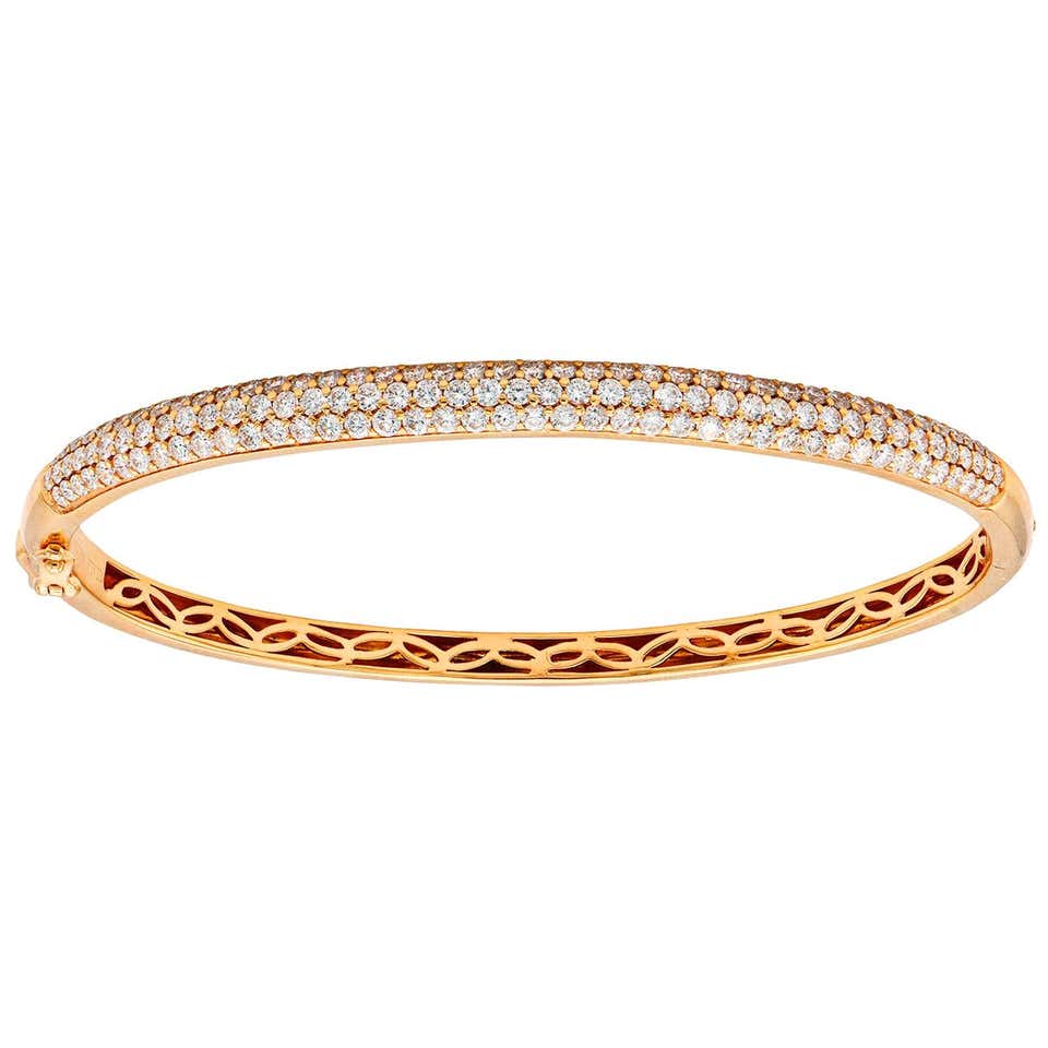 Rose gold bangle warren james Outlet