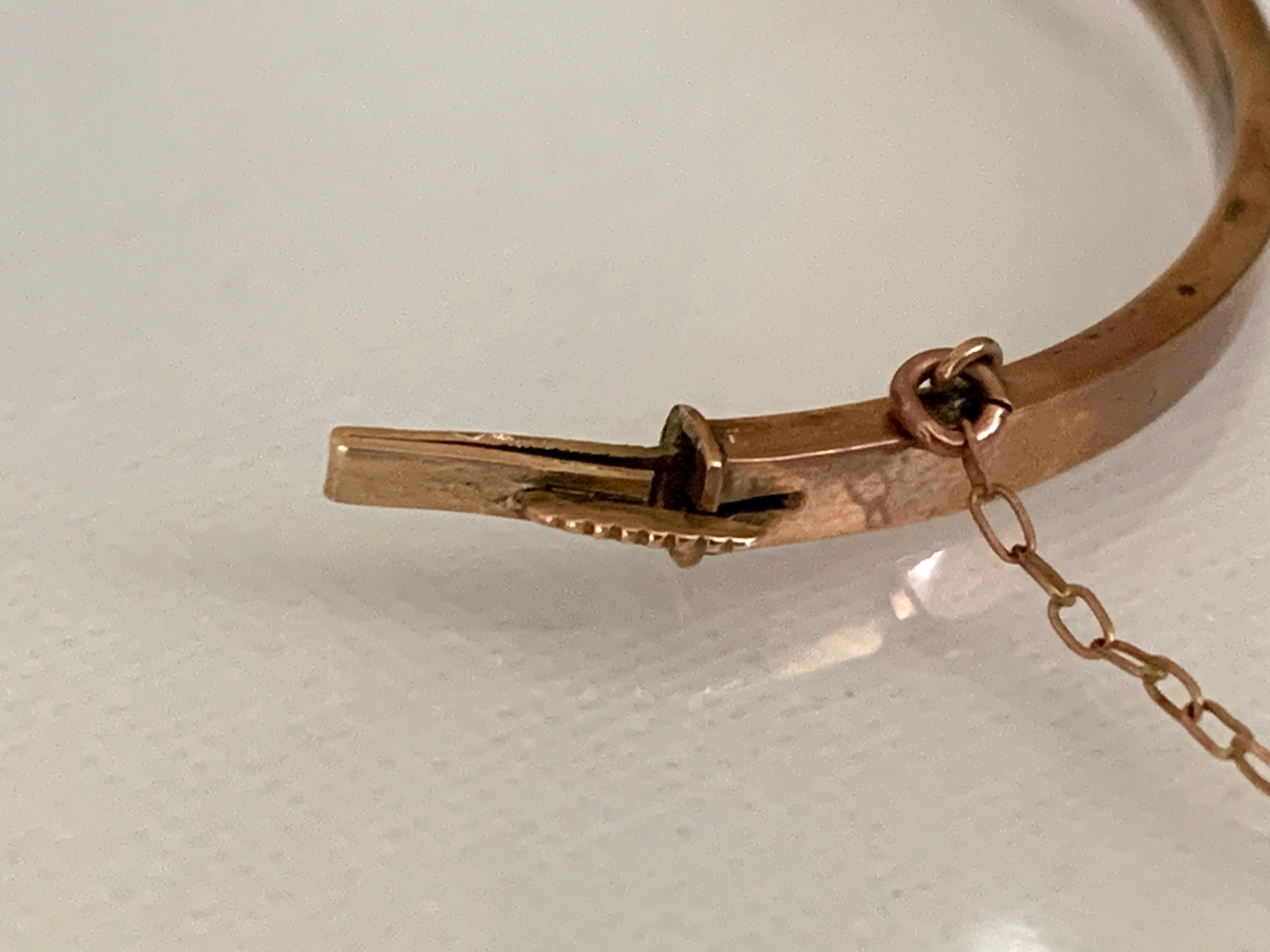 Bracelet Lucky victorien en or rose en vente 8