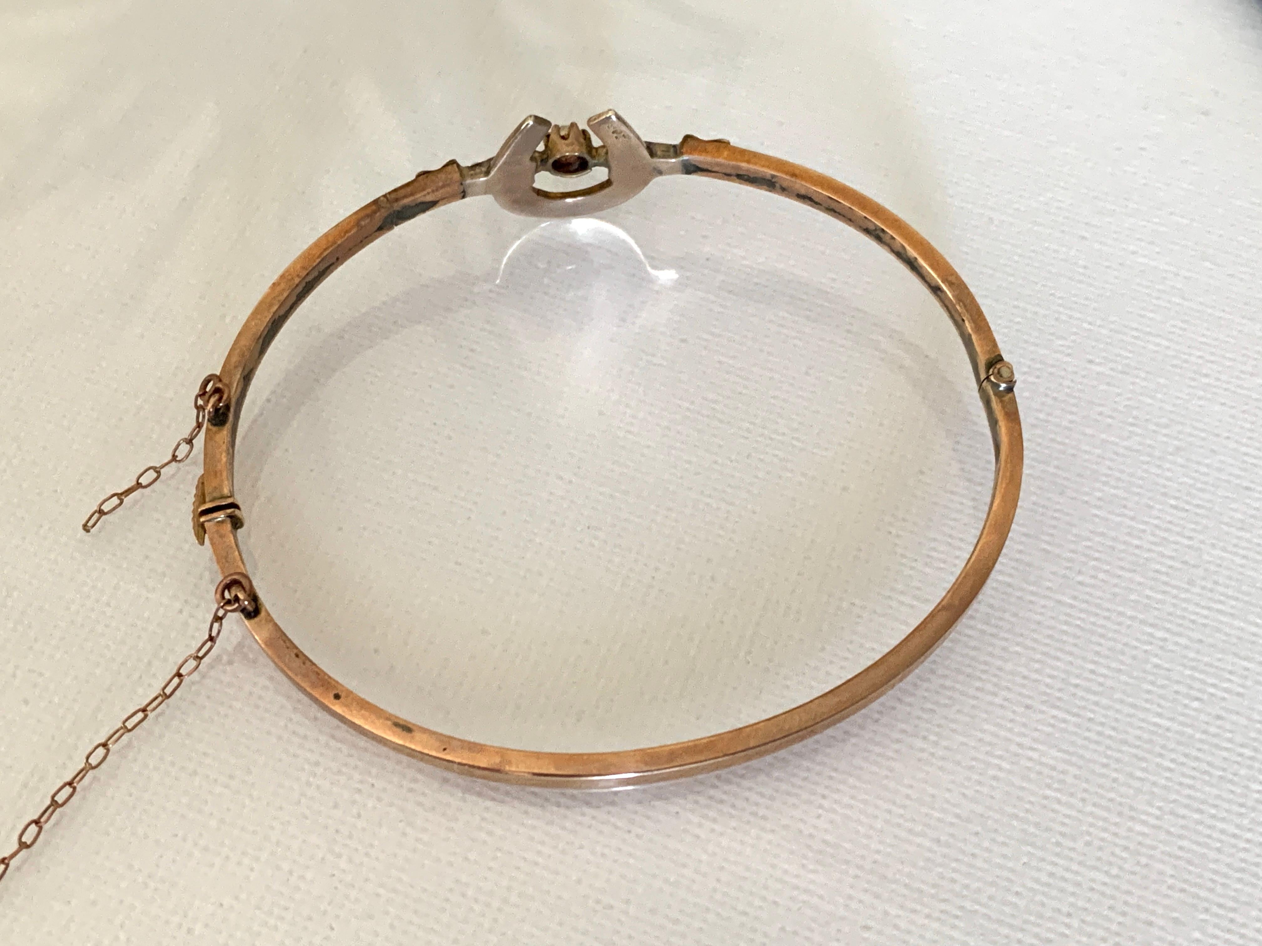 Bracelet Lucky victorien en or rose en vente 5