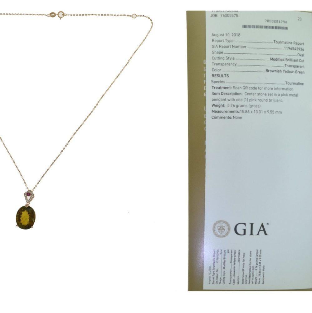 Brilliance Jewels, Miami
Questions? Call Us Anytime!
786,482,8100

Metal:  Rose Gold

GIA Report No.:  1196542936

Style: Pendant

Stones: Diamonds, Ruby, 1 Oval Tourmaline Main Stone

Tourmaline Shape: Oval

Tourmaline Color: Brownish
