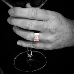 Rose Gold with Round Solitaire Diamond Ring