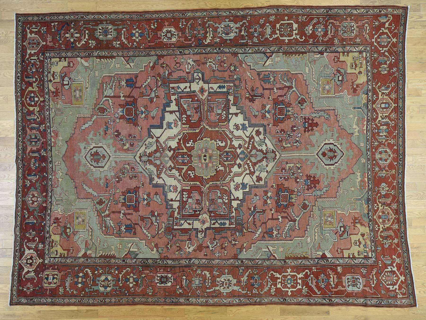 This is a genuine hand knotted oriental rug. It is not hand tufted or machine made rug. Our entire inventory is made of either hand knotted or handwoven rugs.

Adorn your house style with this splendid hand knotted carpet. This handcrafted antique