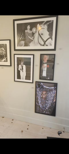 Rose Hartman Bianca Jagger Studio 54 30th Birthday Halston White Horse Jumpsuit