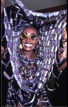 Rose Hartman Grace Jones Purple Studio 54 Black Female Singer 1970 Carnival 
