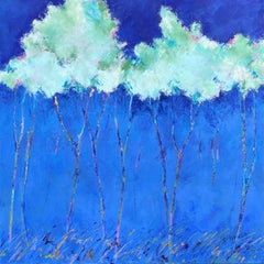 Blu - Alberi della notte 36 X 36