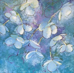 Cascading Blossoms    36 X 36