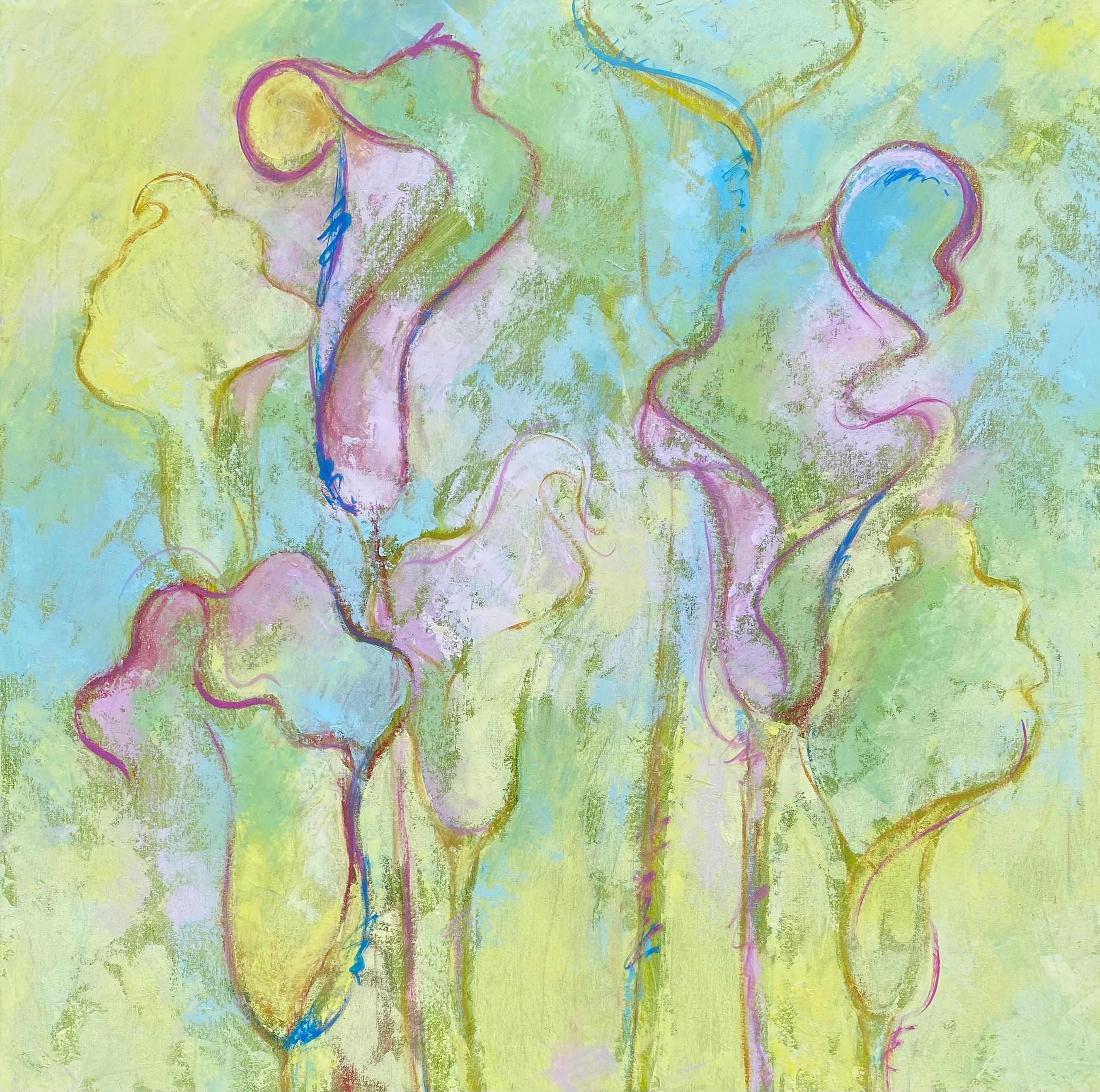 Pastellfarbener Blumenschmuck - Cala Fantasy  36 X 36