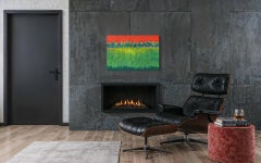 Red Tree Line  24 X 36